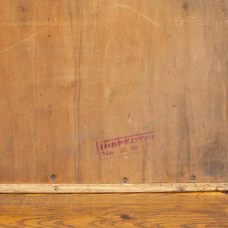 Antique Hamilton Typeset 24 Drawer Industrial Cabinet c.1920