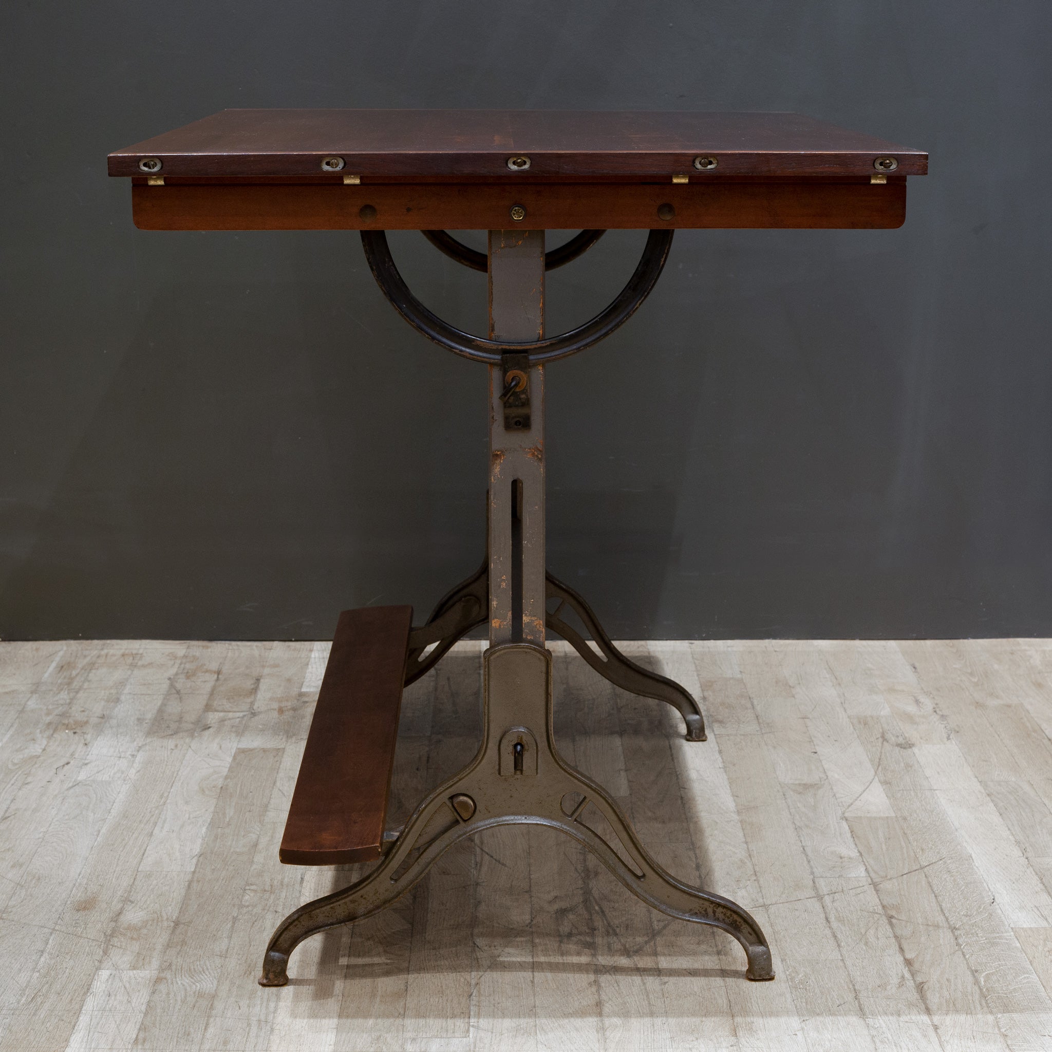 販売正規Vintage 1930-40\'s Hamilton社製 Industrial Drafting Table アンティーク ビンテージ ドラフティングテーブル 製図台 作業台 USA製 西洋