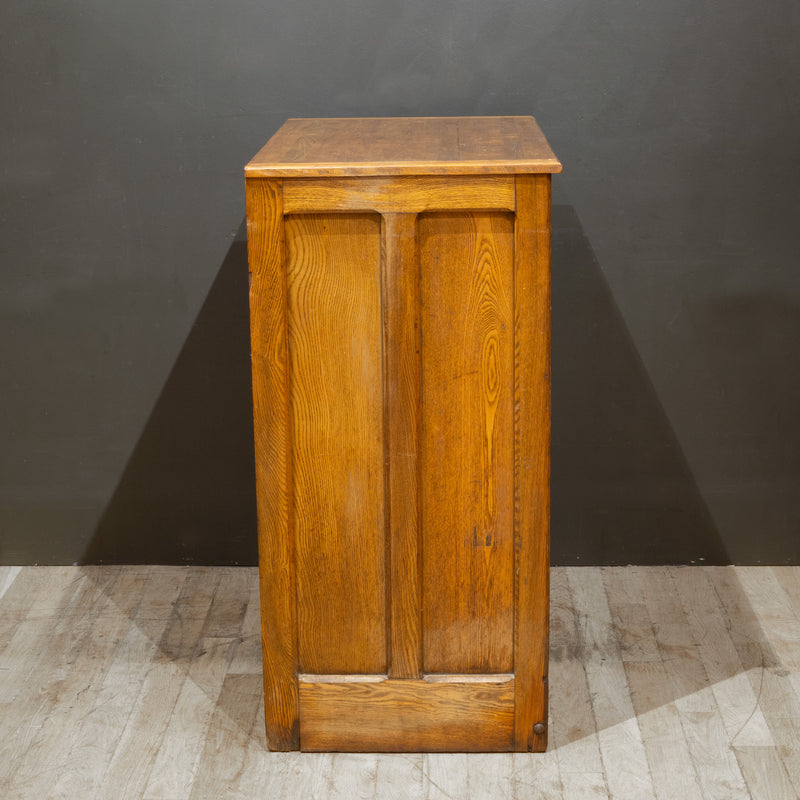 Antique Hamilton Printer's 20 Drawer Typeset Industrial Cabinet c.1920-1930