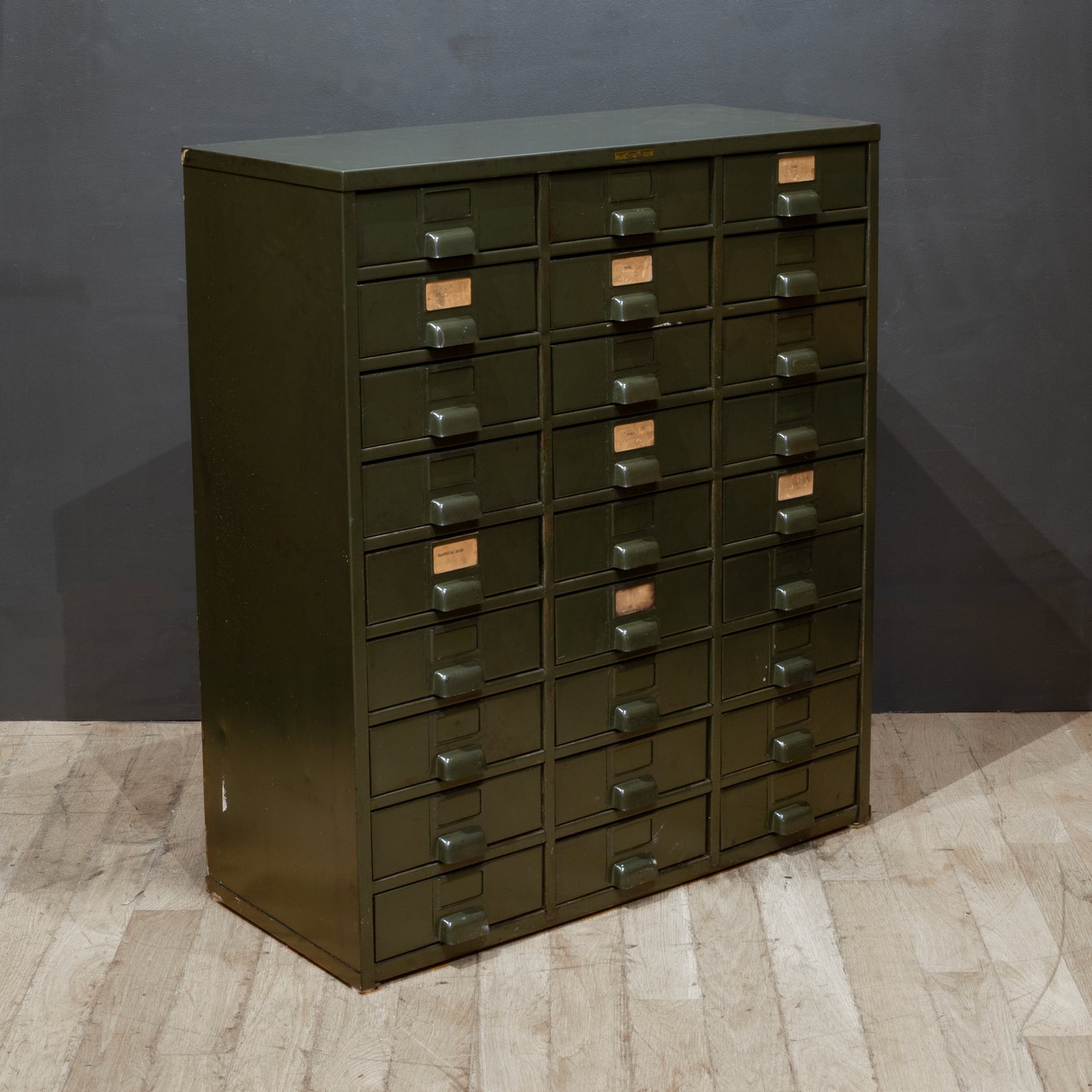 Antique Hobart Cabinet Co. Steel File Cabinet c.1930 | S16 Home