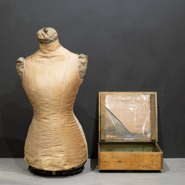 19th c. Dressmaker's Inflatable Mannequin c.1895
