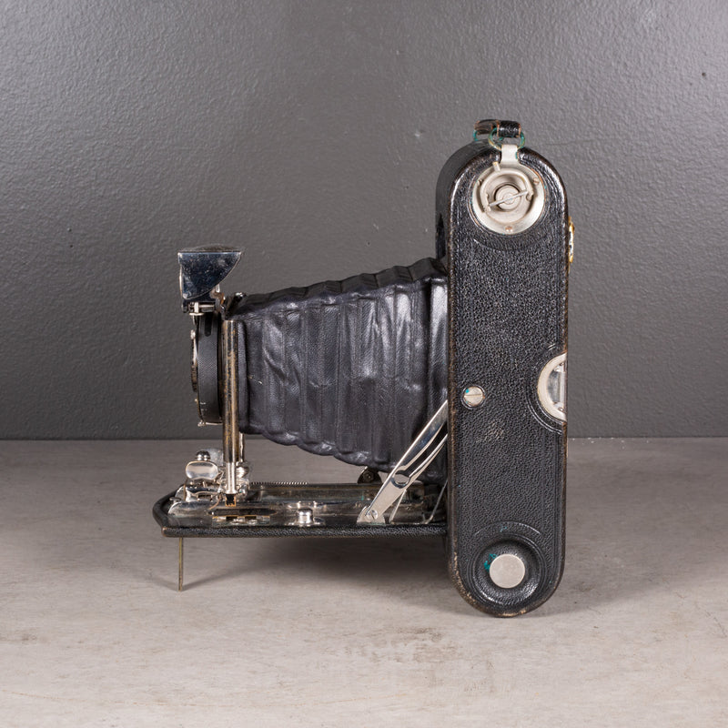 Large Antique Kodak No. 2C Folding Camera with Leather Case c.1903