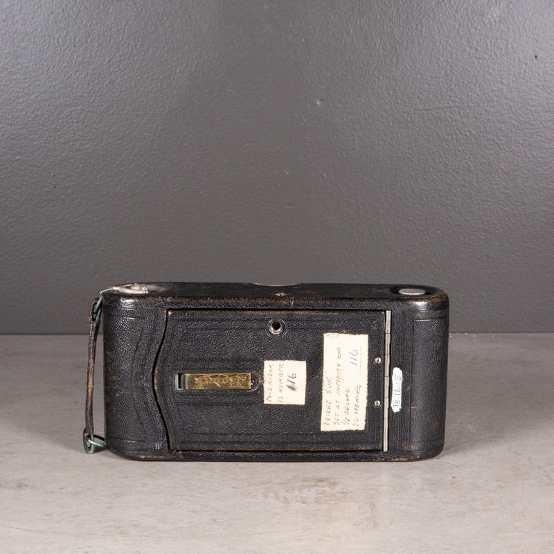 Large Antique Kodak No. 2C Folding Camera with Leather Case c.1903