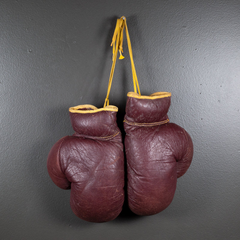 Vintage Wilson Leather Boxing Gloves c.1950