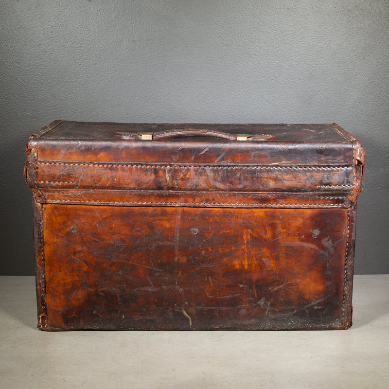 Antique English Military Boot Field Trunk c.1900