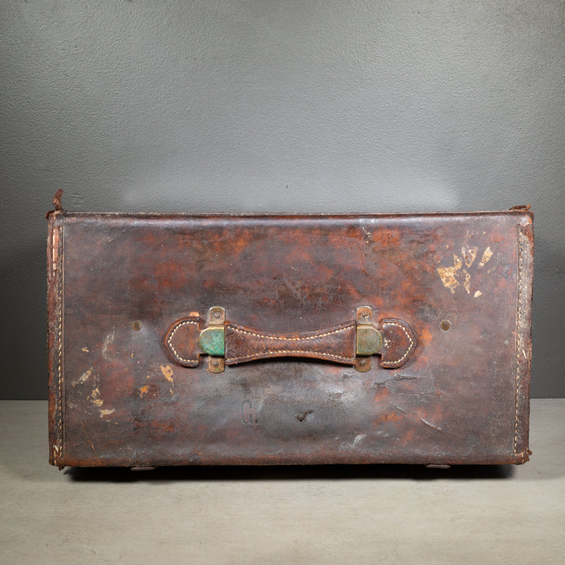 Antique English Military Boot Field Trunk c.1900