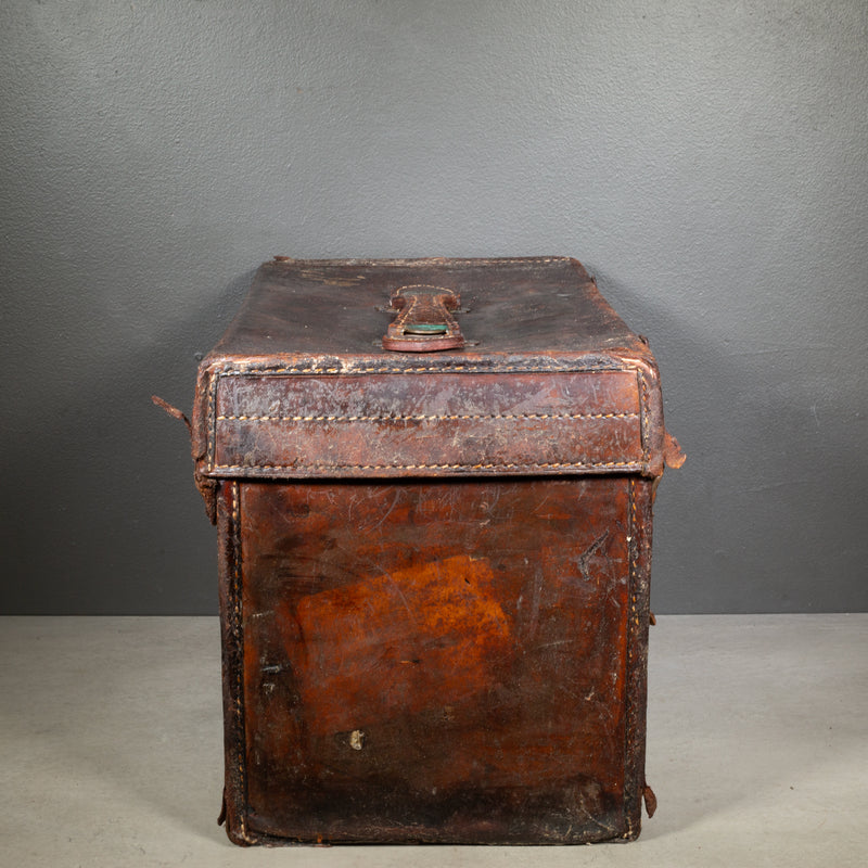 Antique English Military Boot Field Trunk c.1900