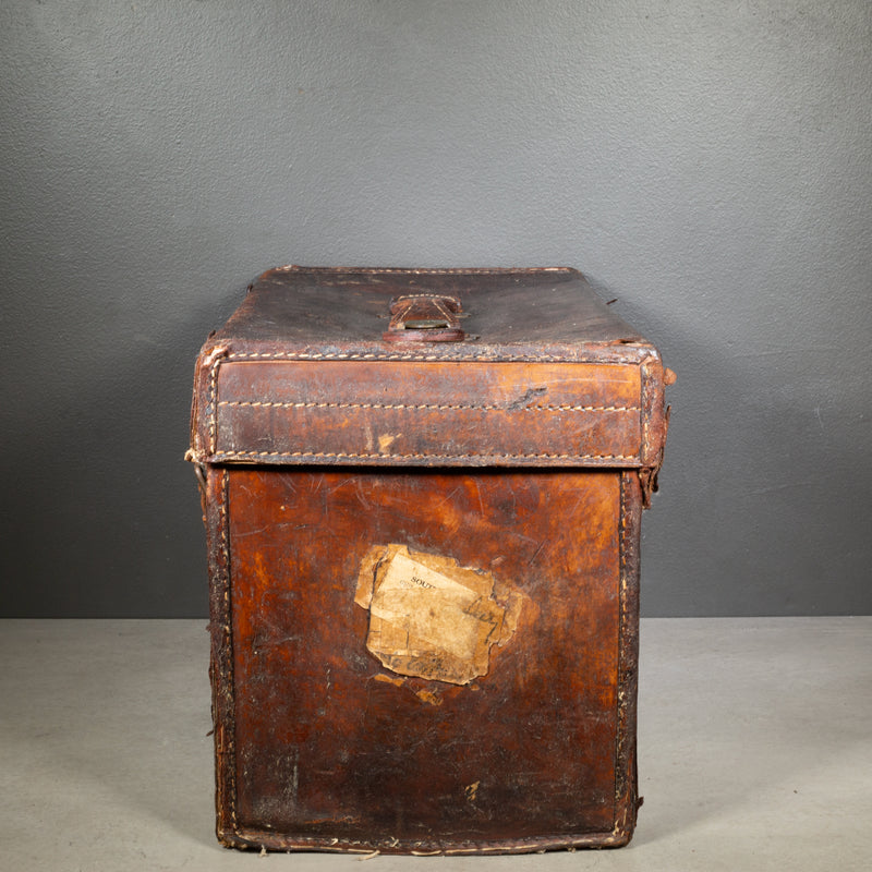 Antique English Military Boot Field Trunk c.1900