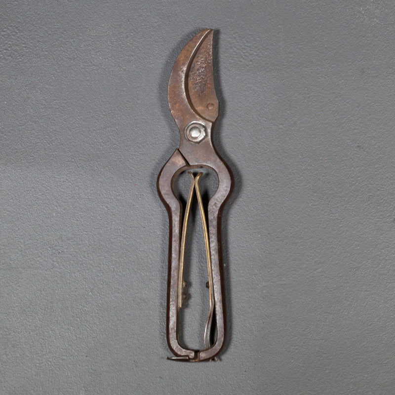 antique garden scissors Antique Steel and Brass Pruning Shears c1920