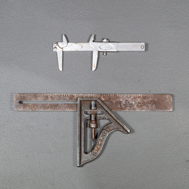 Antique Square and Slide Ruler | S16 Home
