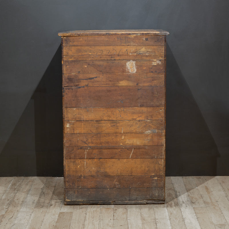 Antique 36 Drawer Printer's Typeset Industrial Cabinet c.1910-1920