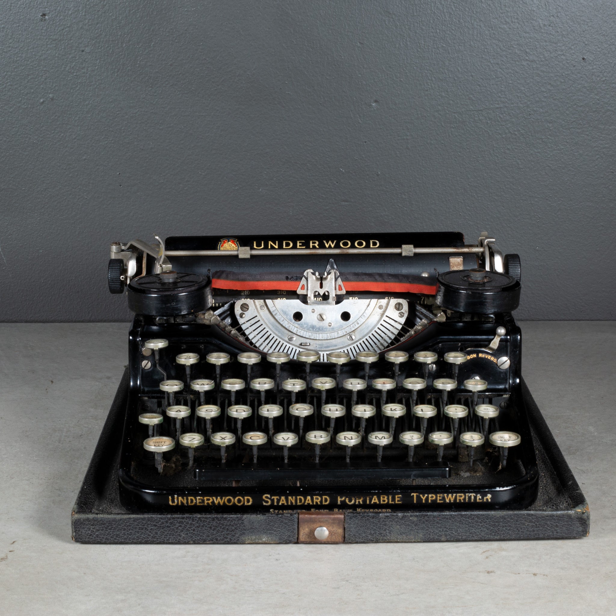 Antique Underwood Standard Four Bank Portable Typewriter c.1927 | S16 Home