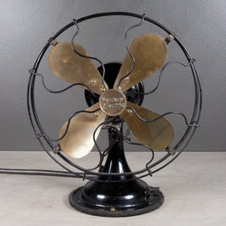 Antique Brass and Metal Western Electric Fan c.1920