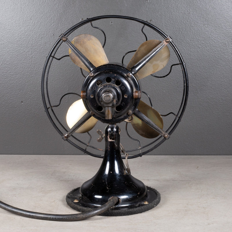 Antique Brass and Metal Western Electric Fan c.1920