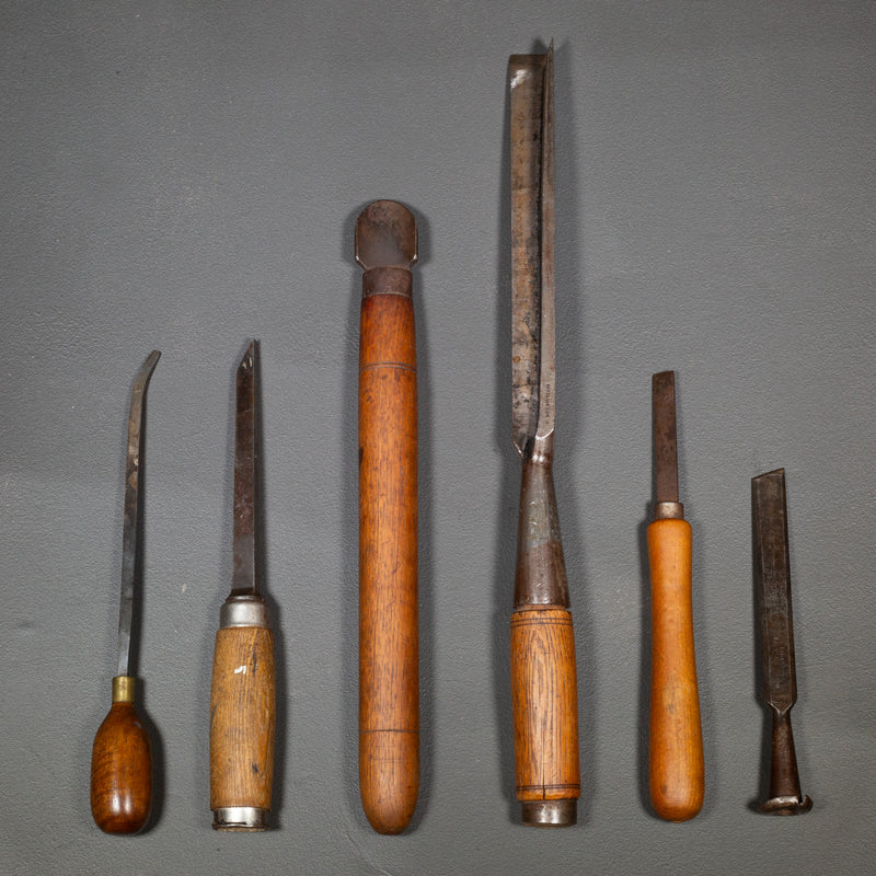 Collection of Antique Wood Chisels