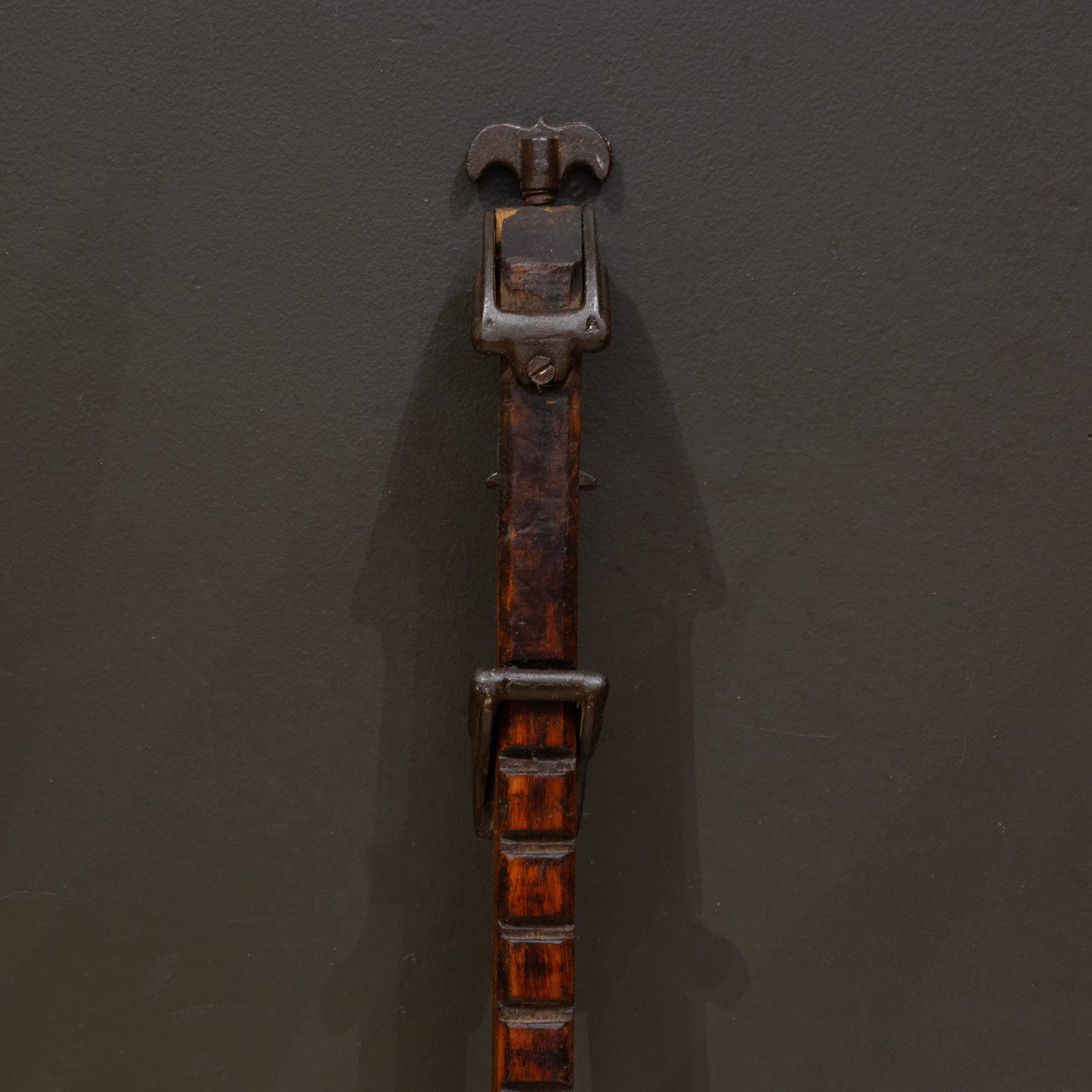 1800年代イギリスアンティーク　レールクランプ antique-wood-cast-iron-
