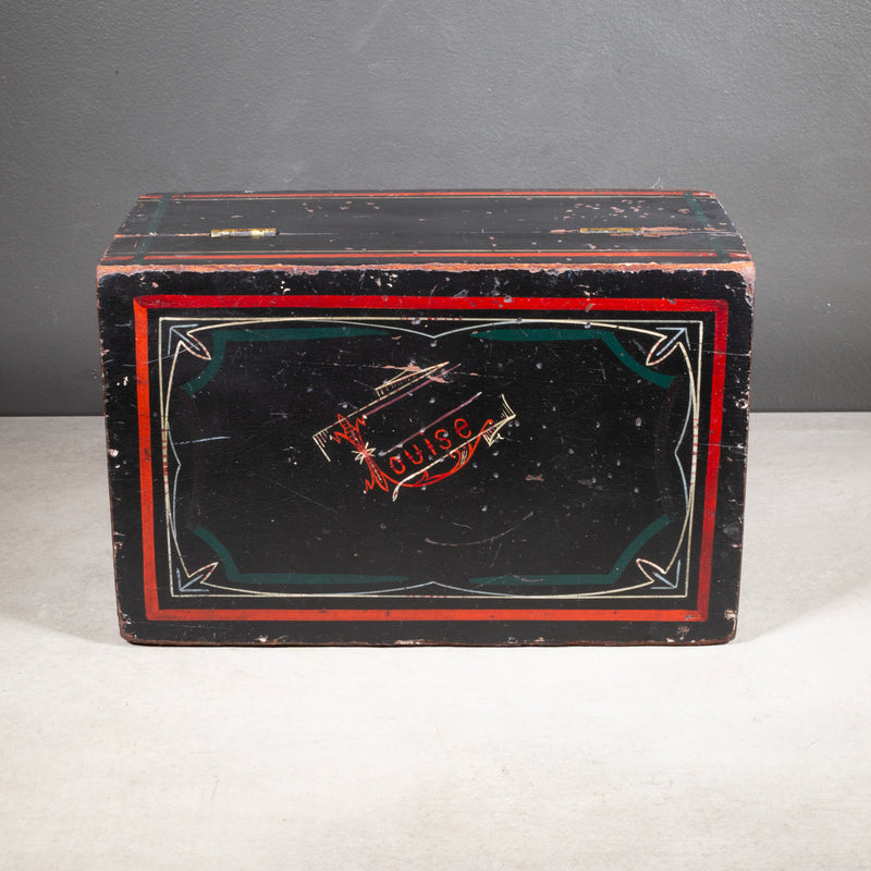 Vintage Hand Painted "Louise" Box c.1940