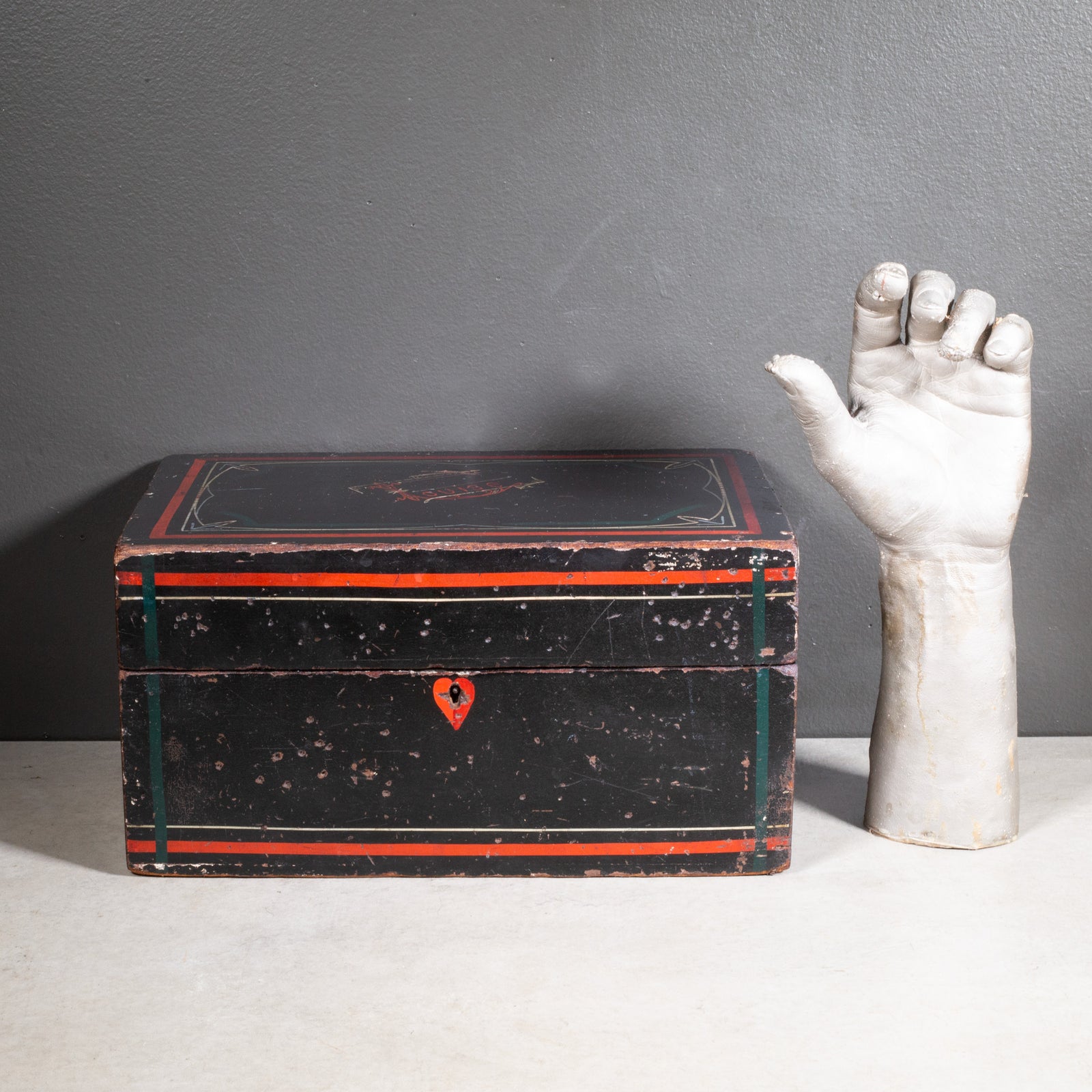 Vintage Hand Painted Box c.1940r | S16 Home