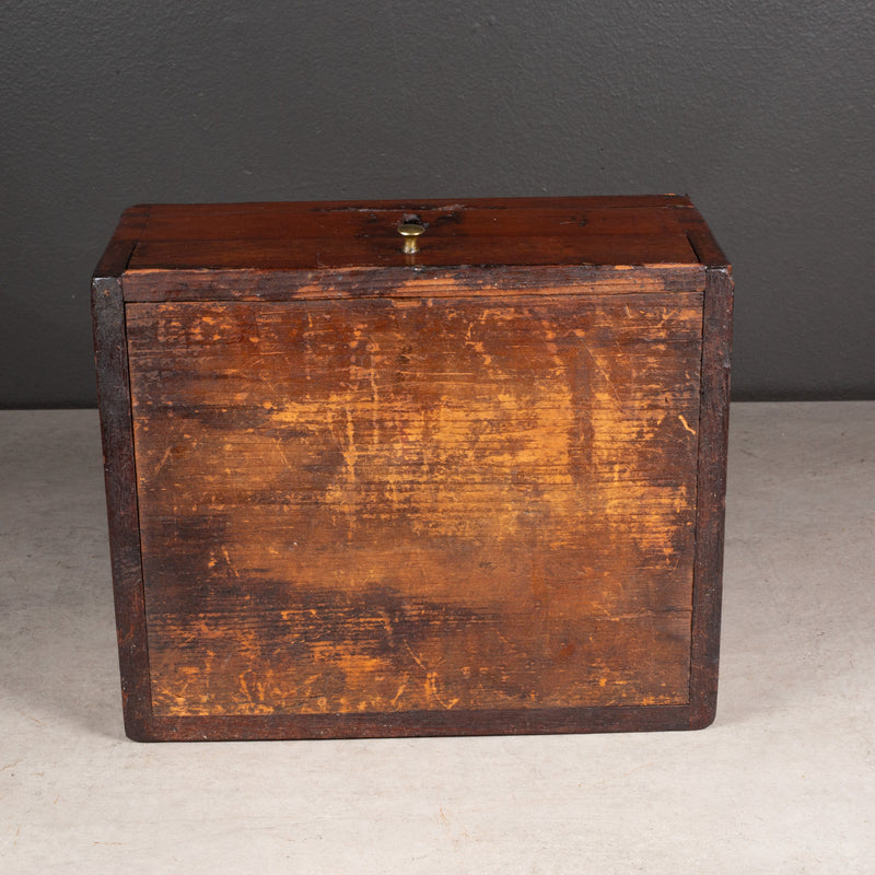 Handmade Mahogany Box with Drawer c.1880-1920