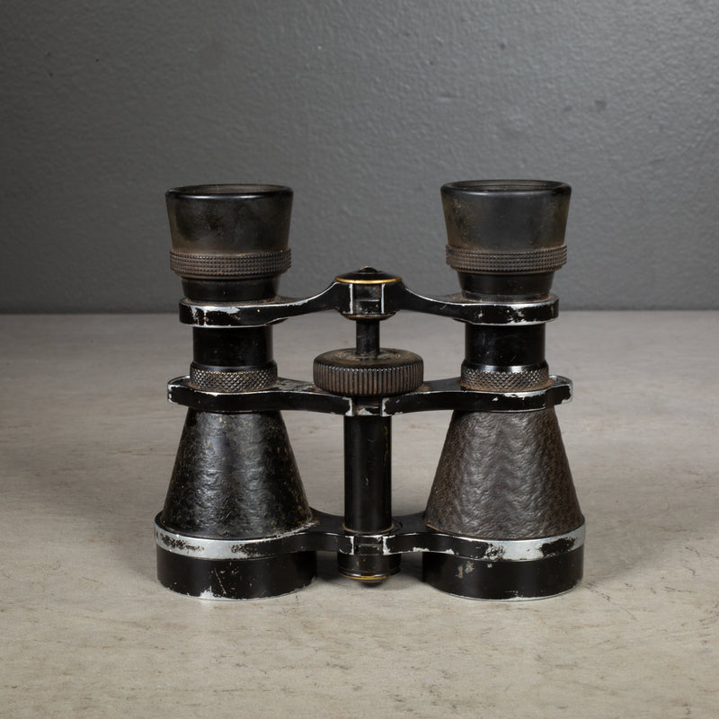 World War 1 German Military Field Leather Binoculars c.1918