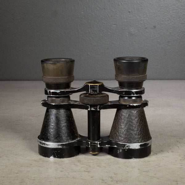 World War 1 German Military Field Leather Binoculars c.1918