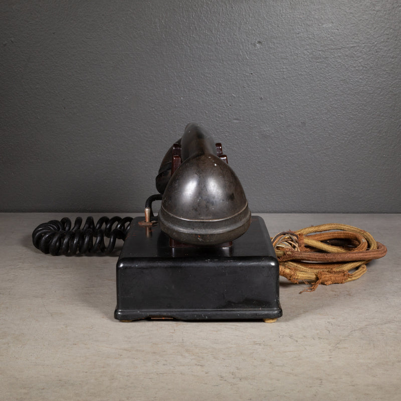 Antique Art Deco Bakelite Hotel Dictophone Desk Phone c.1930