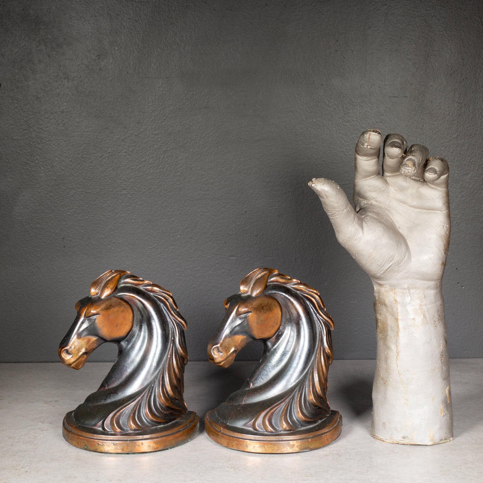 小物入れ ARTDECO vintage Horse bronze Art Deco Bronze Plated Horse Head Bookends c.1930 | S16 Home