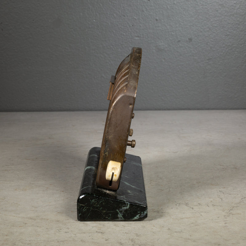 Art Deco Copper  German Perpetual Desk Calendar c.1930