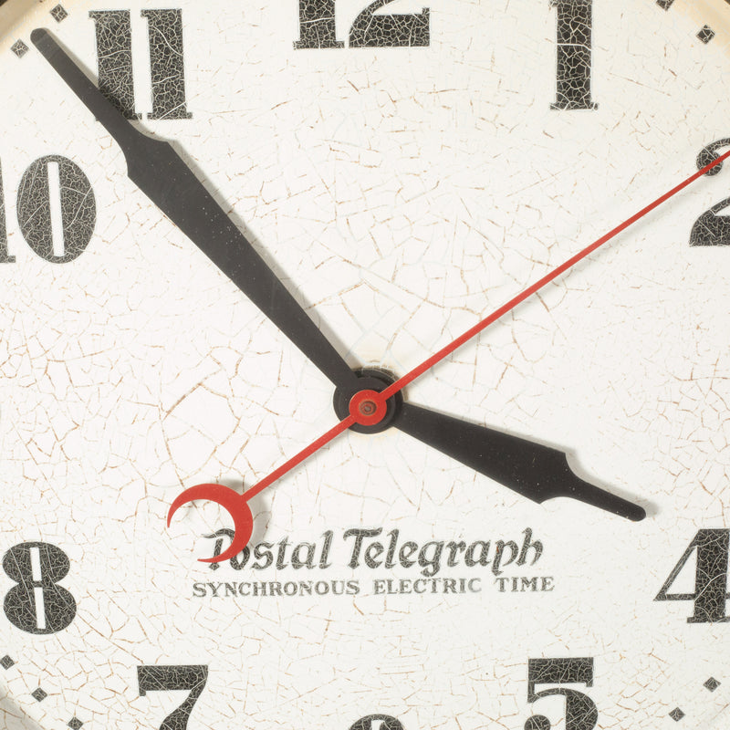 Art Deco Sliver Postal Telegraph Clock c.1930