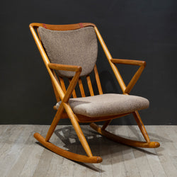 Mid-century Benny Linden Teak Rocking Chair c.1960