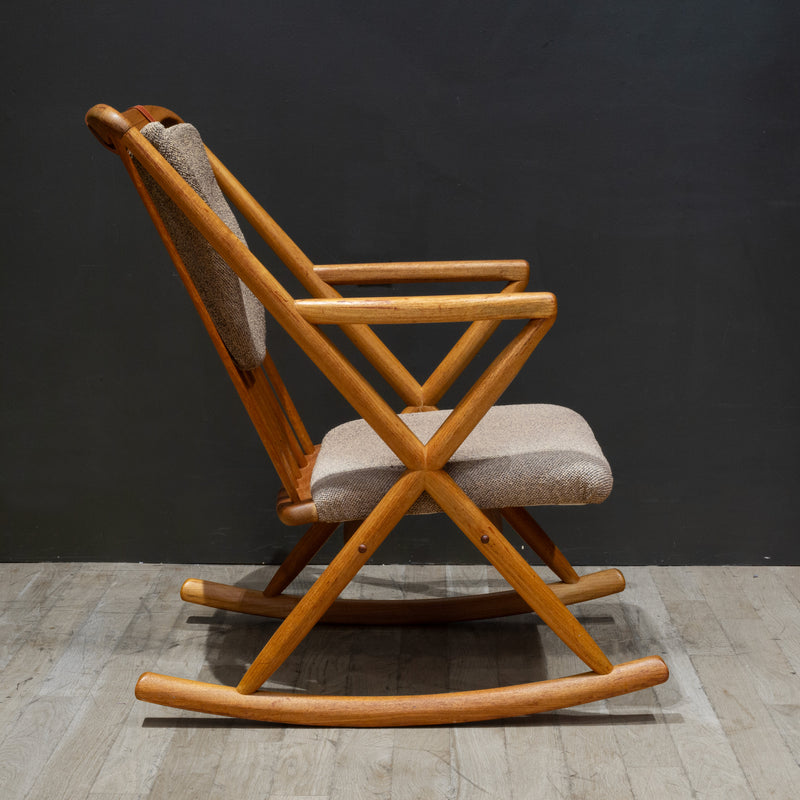 Mid-century Benny Linden Teak Rocking Chair c.1960