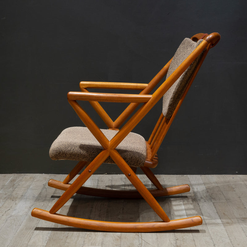 Mid-century Benny Linden Teak Rocking Chair c.1960