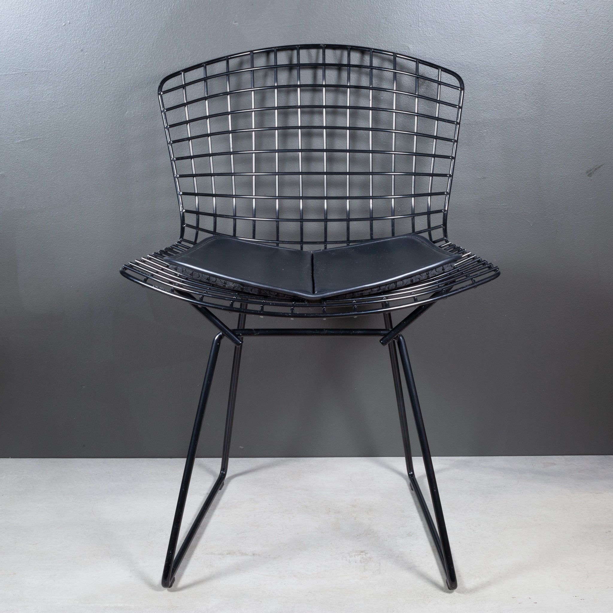 bertoia side chair with back pad & seat cushion