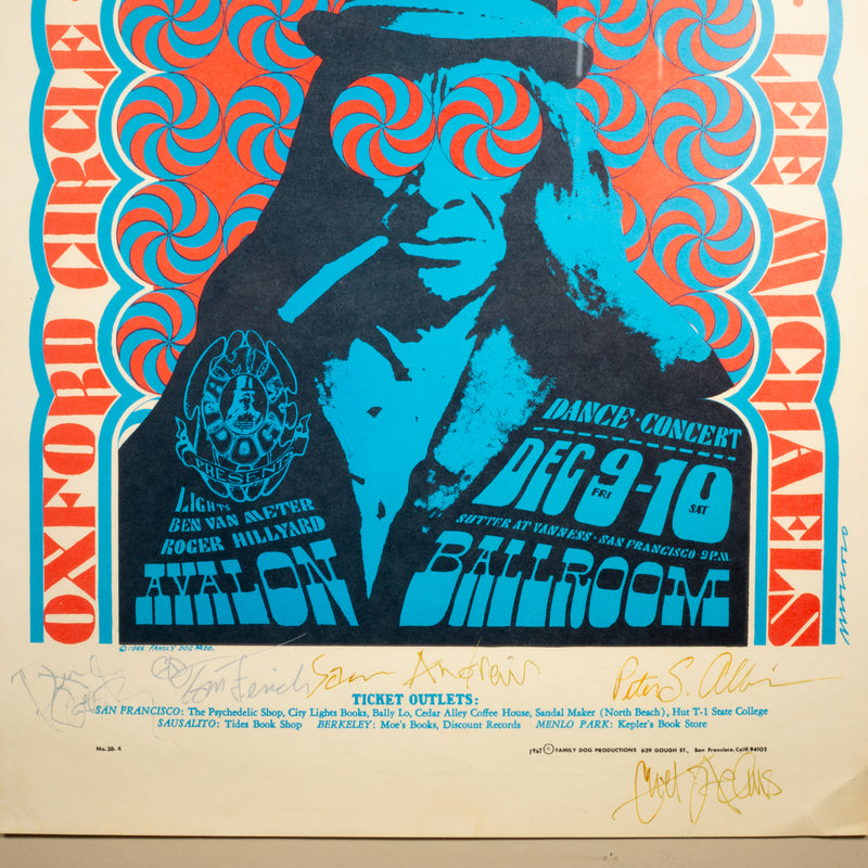 Original Big Brother & The Holding Company Concert Poster, 1966