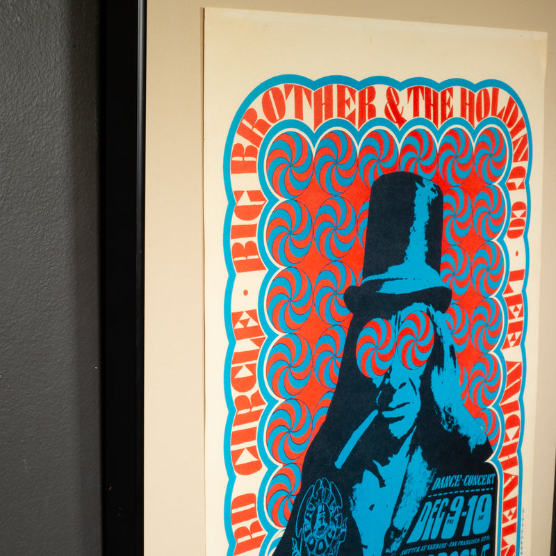 Original Big Brother & The Holding Company Concert Poster, 1966