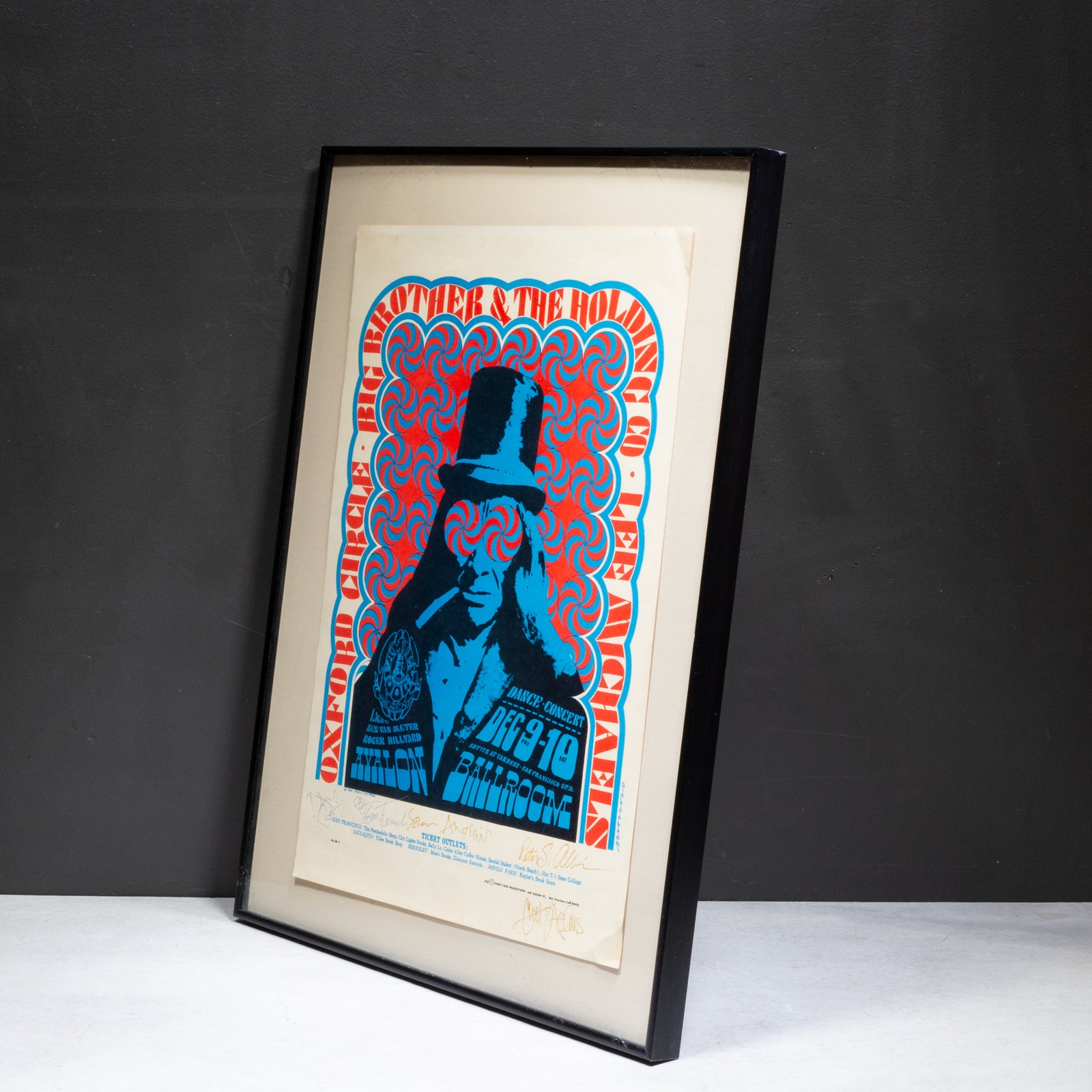 Original Big Brother & The Holding Company Concert Poster, 1966