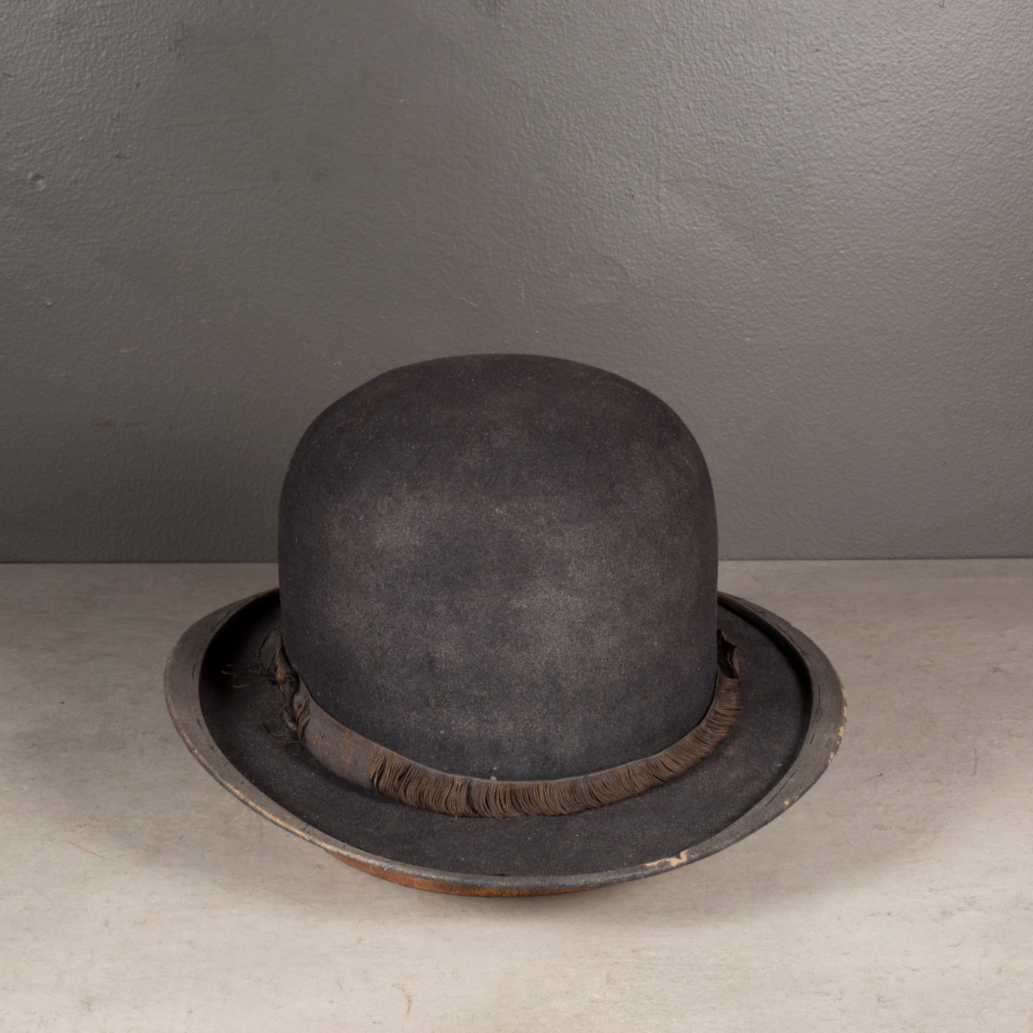 Antique Wool Bowler Hat c.1920 1940 S16 Home