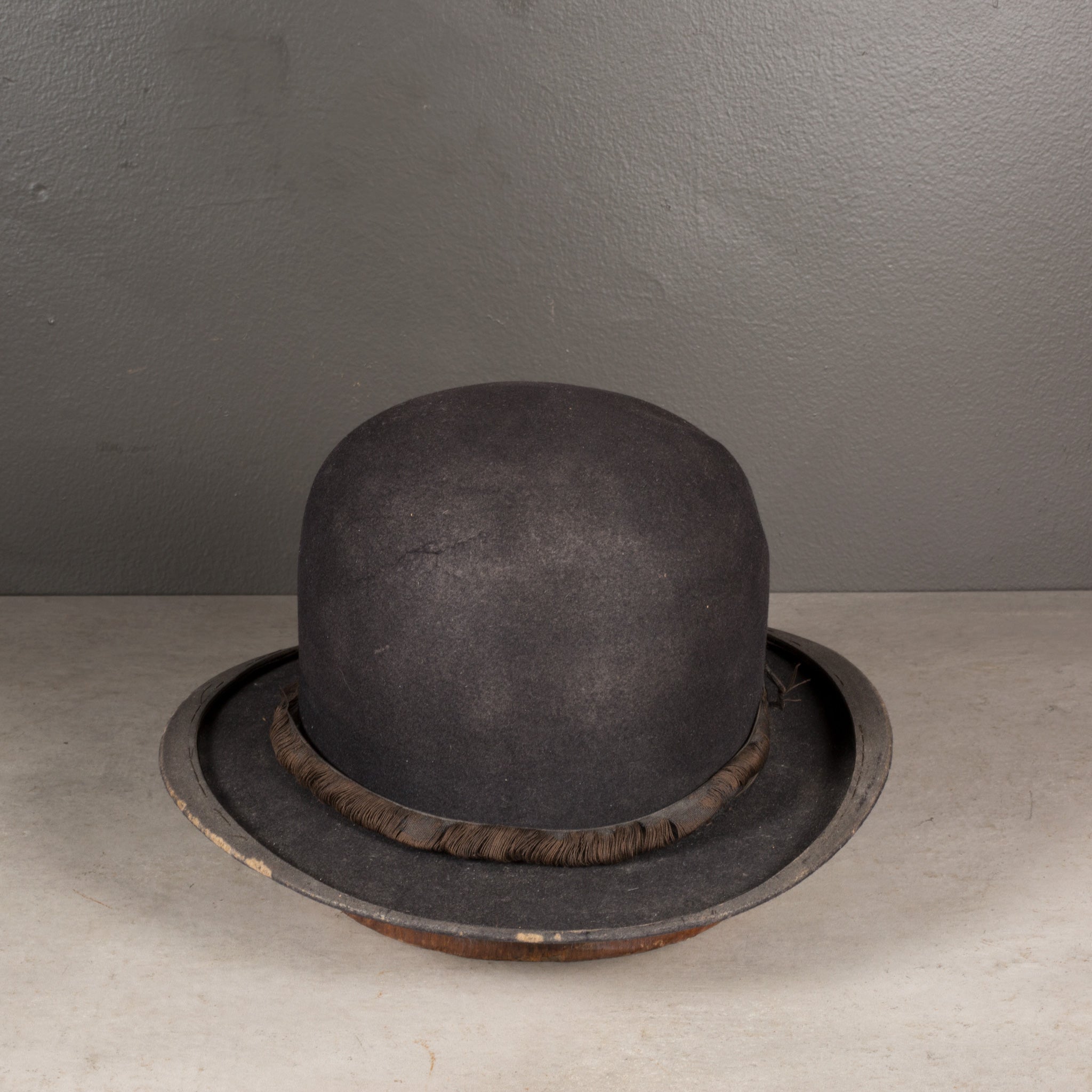 Antique Wool Bowler Hat S16 Home