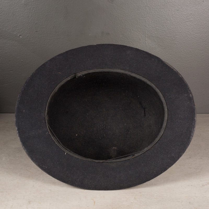 Antique Wool Bowler Hat c.1920-1940