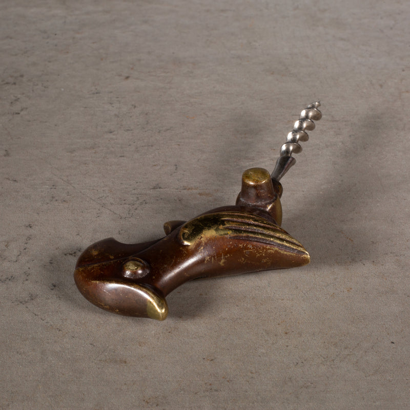 Richard Rohac Solid Bronze Wine Opener Bottle Opener c.1950