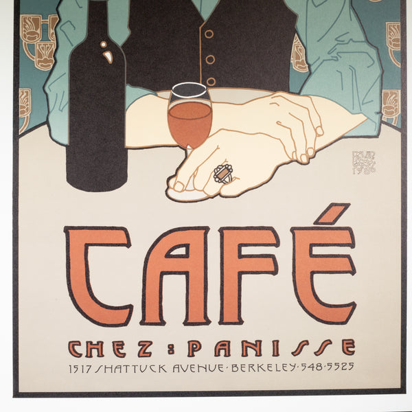David Lance Goines for Chez Panisse Poster 1980