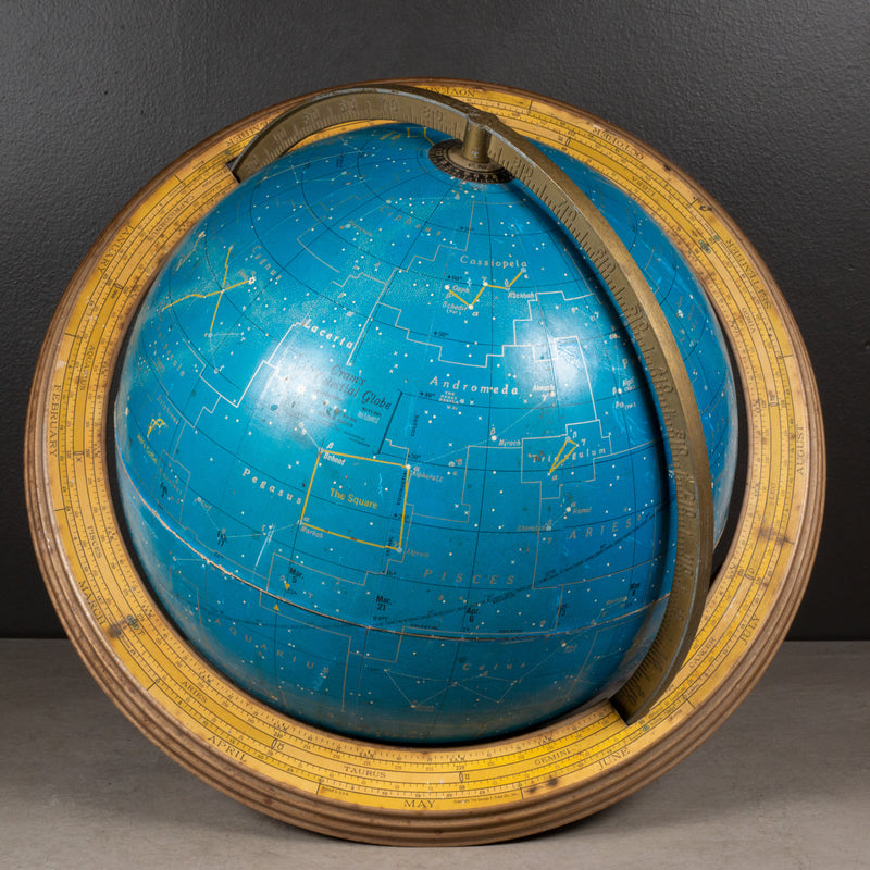 Rare Mid-century Cram's 12 Inch Celestial Globe c.1960