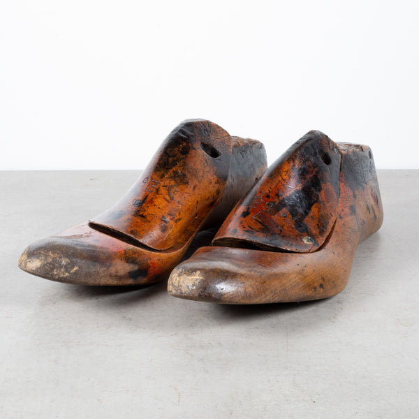 Antique Wooden Shoe Last c.1920-17 Pairs Available