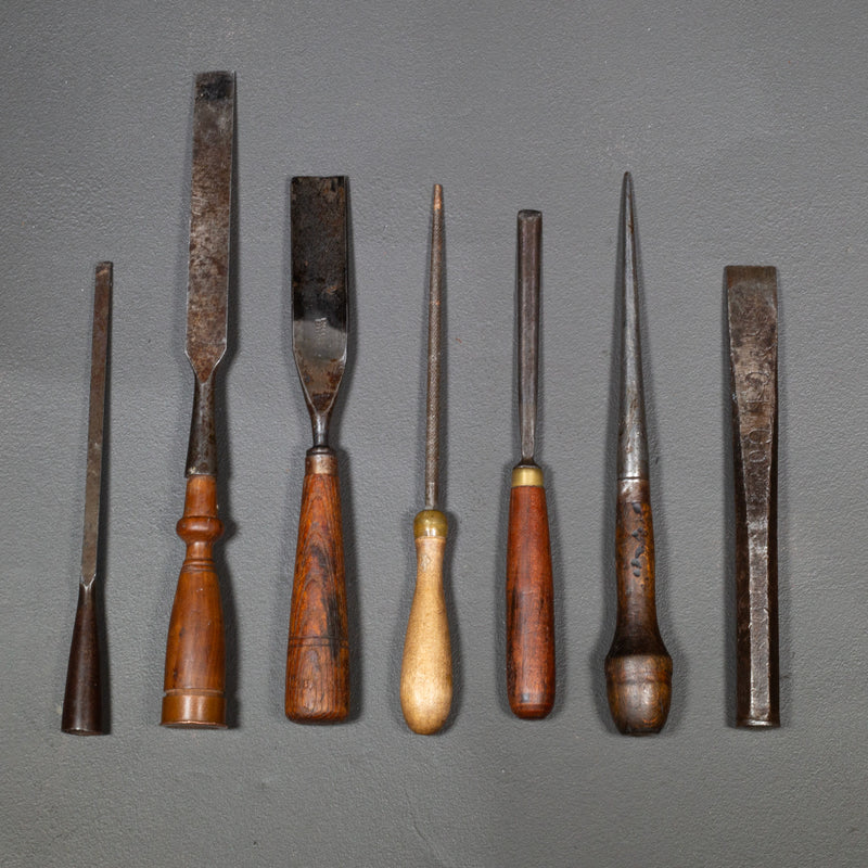 Collection of Antique Chisels c.1800s