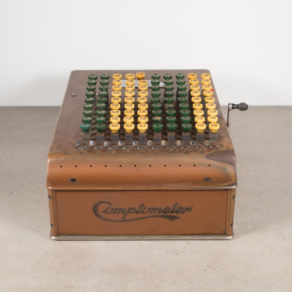 Late 19th-Early 20th c. Copper and Bakelite Adding Machine C.1887-1920