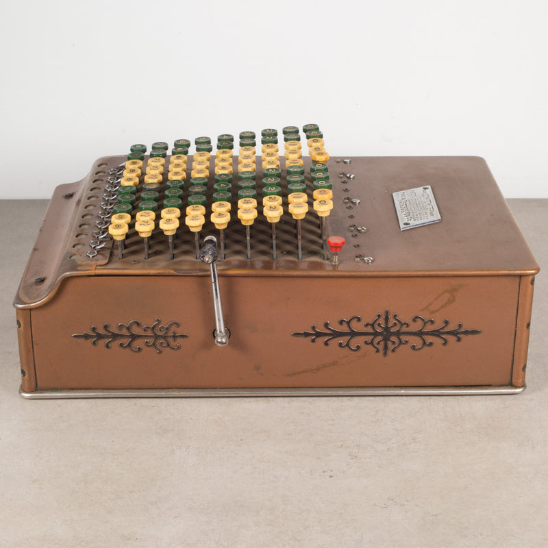 Early 19th-Early 20th c. Copper and Bakelite Adding Machine C.1887-1920 ...
