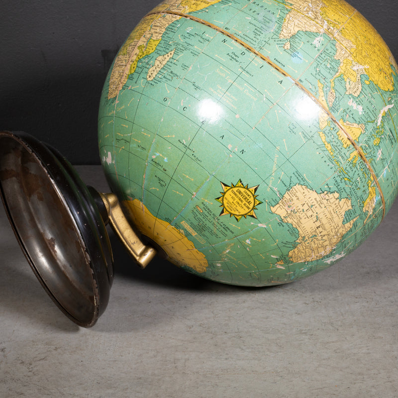 Antique Cram's 10 1/2 Inch Terrestrial Globe c.1930-1940