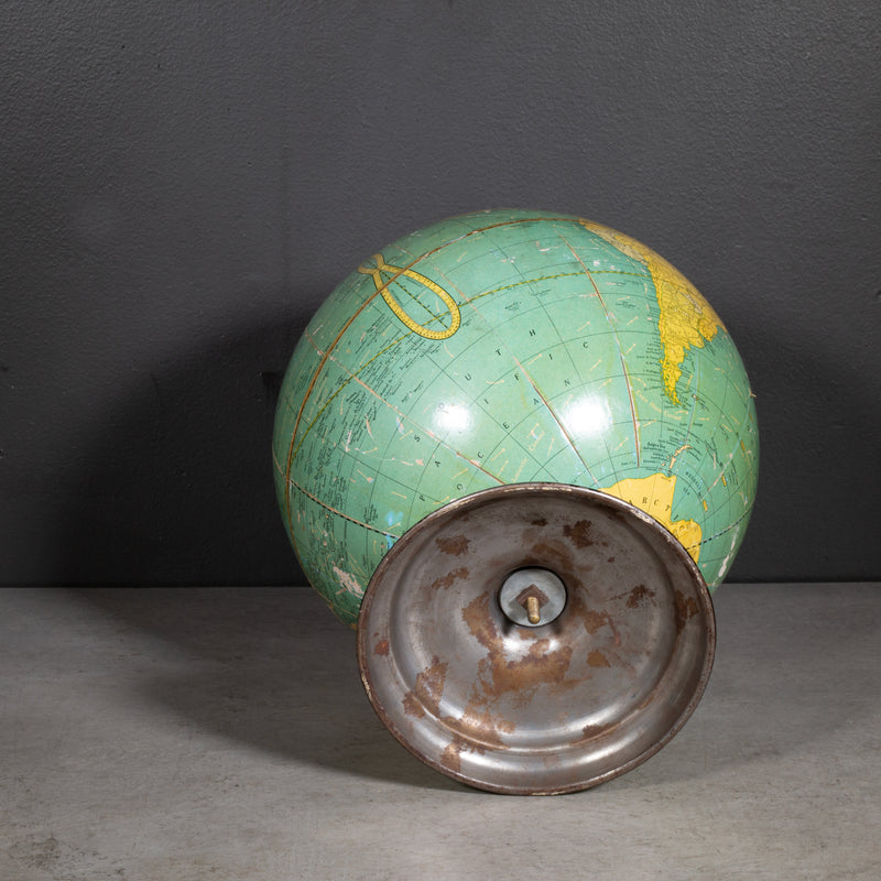Antique Cram's 10 1/2 Inch Terrestrial Globe c.1930-1940
