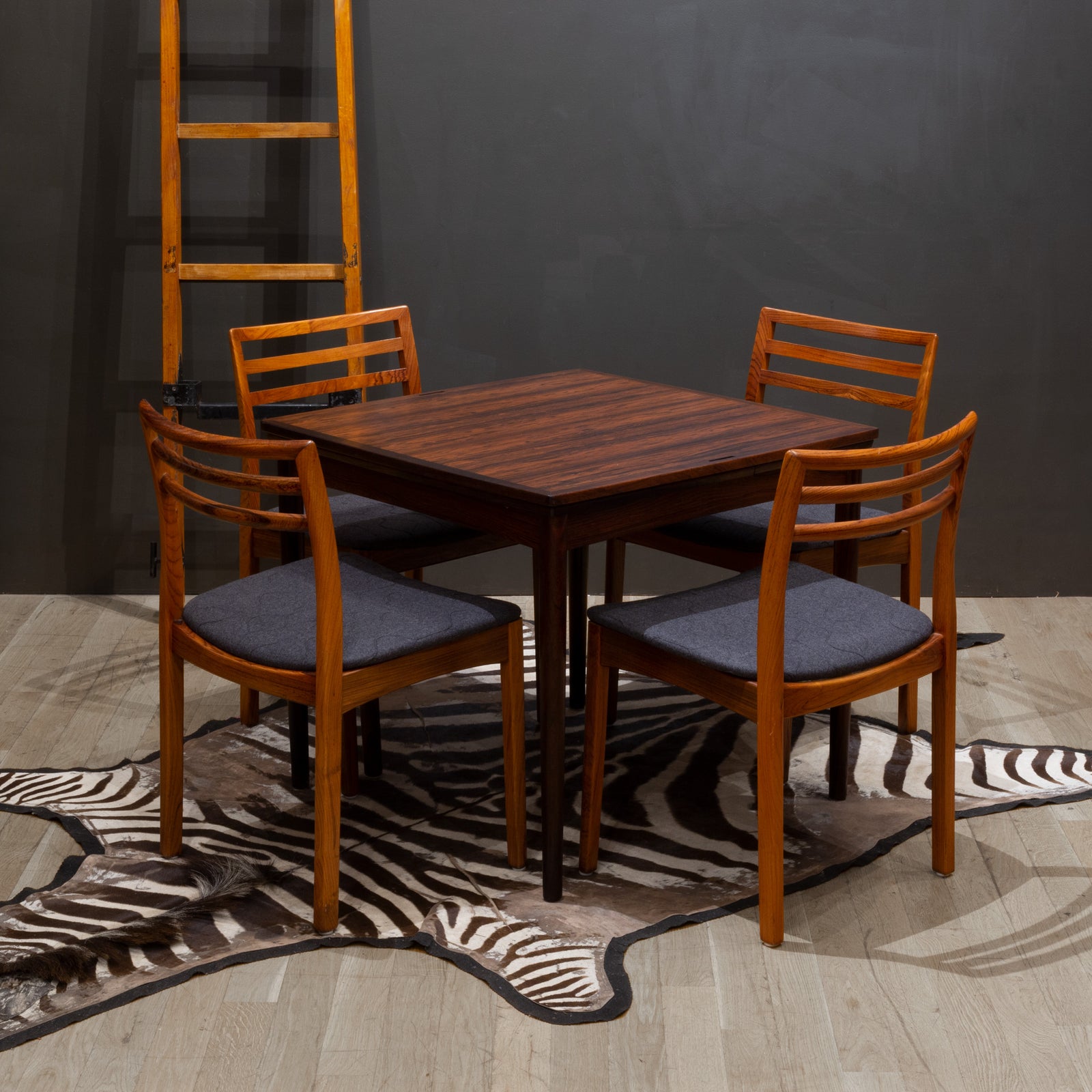 Mid-century Dainish Reversable Rosewood Dining/Game Table c.1960