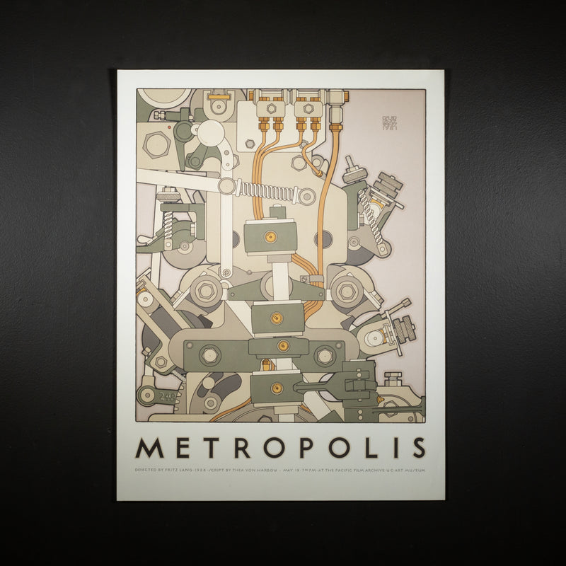 David Lance Goines, Metropolis, Poster 1981